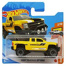 Hot Wheels Модель Пикап Chevy Silverado, желтый