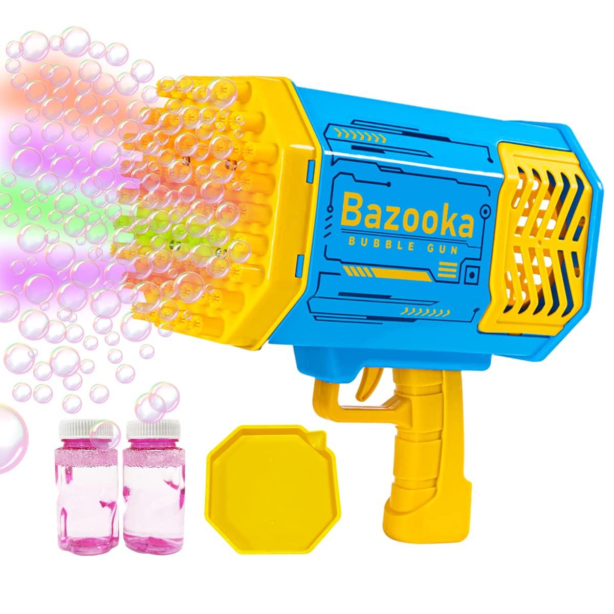 Rocket Bubble Gun Ракетный мыльный пистолет, 69 отверстий, розовый