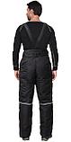 Костюм СИРИУС-АЛЕКС зимний: куртка, брюки, черный, тк.Таслан, фото 4