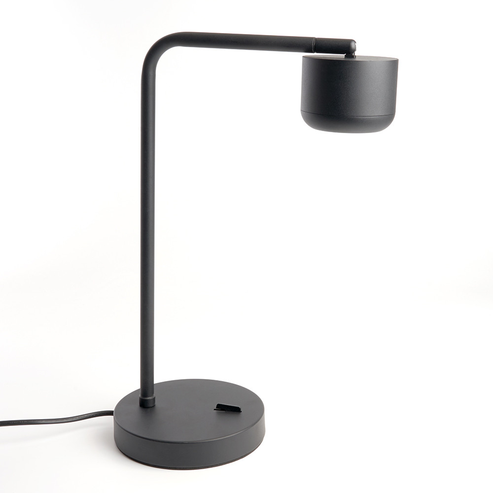 Светильник под лампу настольный Feron DE365 ECHO 12W, 230V, GX53, черный, с  антибликовой сеточкой, фото 1