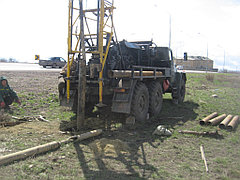 Изыскания под путепровод в Карагандинской области