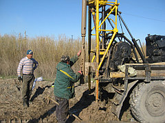 Изыскания под мостовой переход в Алматинской области