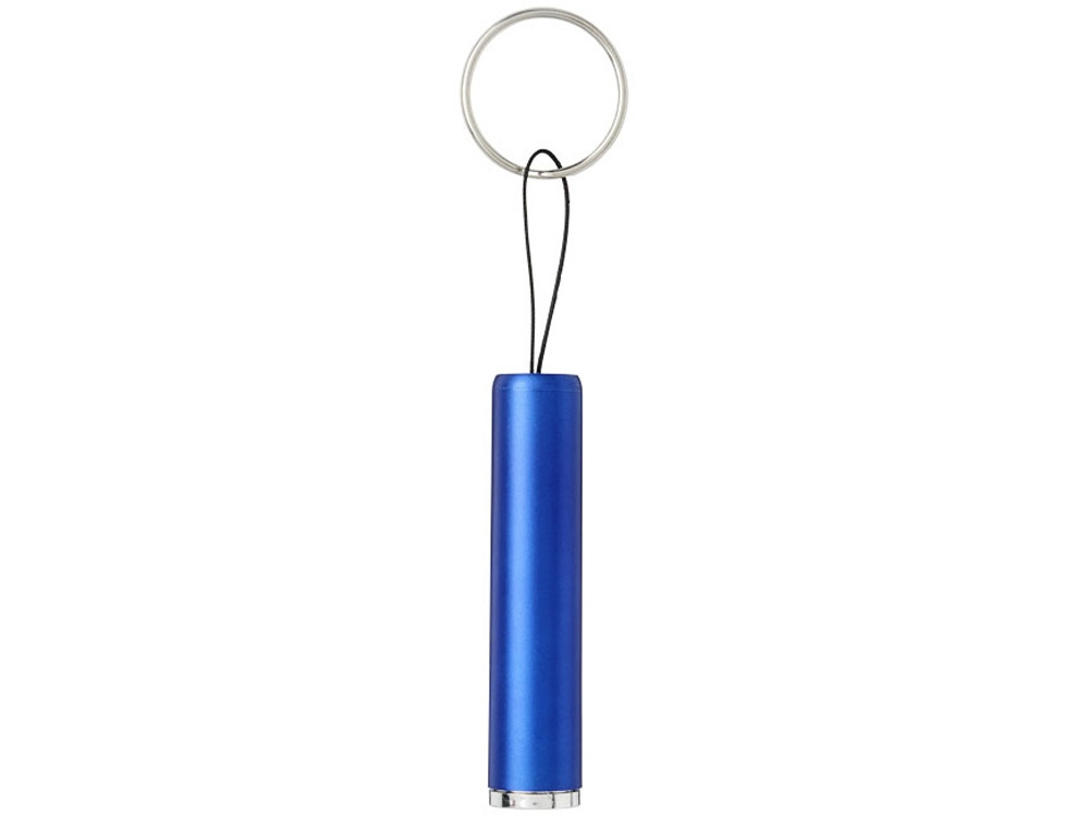 Фонарик-брелок Pull со светящимся логотипом, синий - фото 2 - id-p111833834