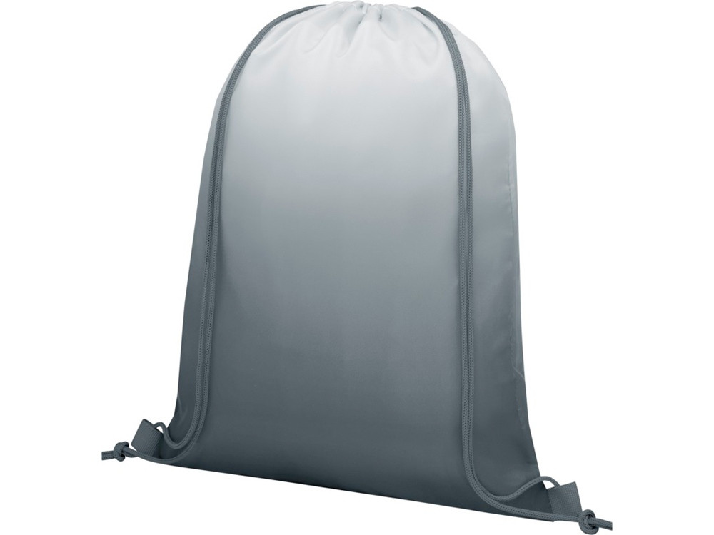 Сетчатый рюкзак Oriole со шнурком и плавным переходом цветов, серый - фото 1 - id-p111833850