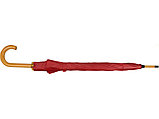 Зонт-трость полуавтоматический с деревянной ручкой, фото 4