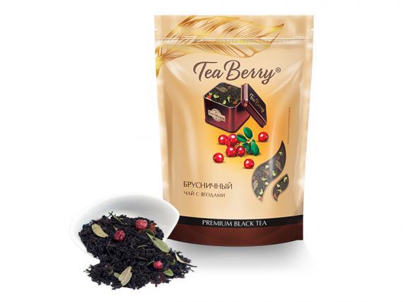 Теа Berry. Брусничный (чай черный) 170 гр. - фото 1 - id-p111837660