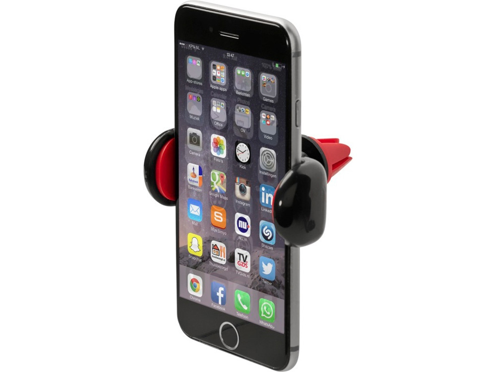 Автомобильный держатель для мобильного телефона Grip, черный/красный - фото 6 - id-p111834492