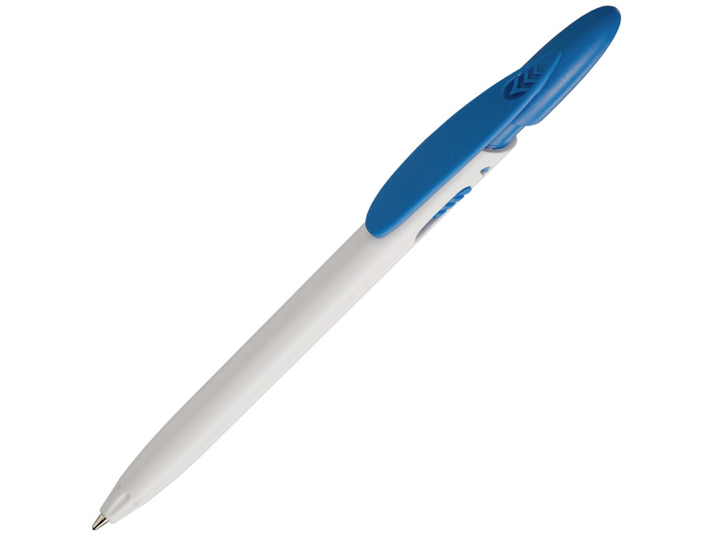Шариковая ручка Rico White, белый/голубой - фото 1 - id-p111834494