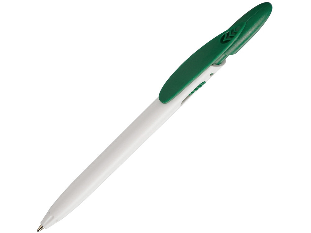 Шариковая ручка Rico White, белый/зеленый - фото 1 - id-p111834496