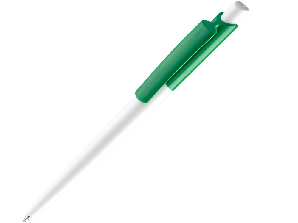 Шариковая ручка Vini White, белый/зеленый - фото 1 - id-p111834523