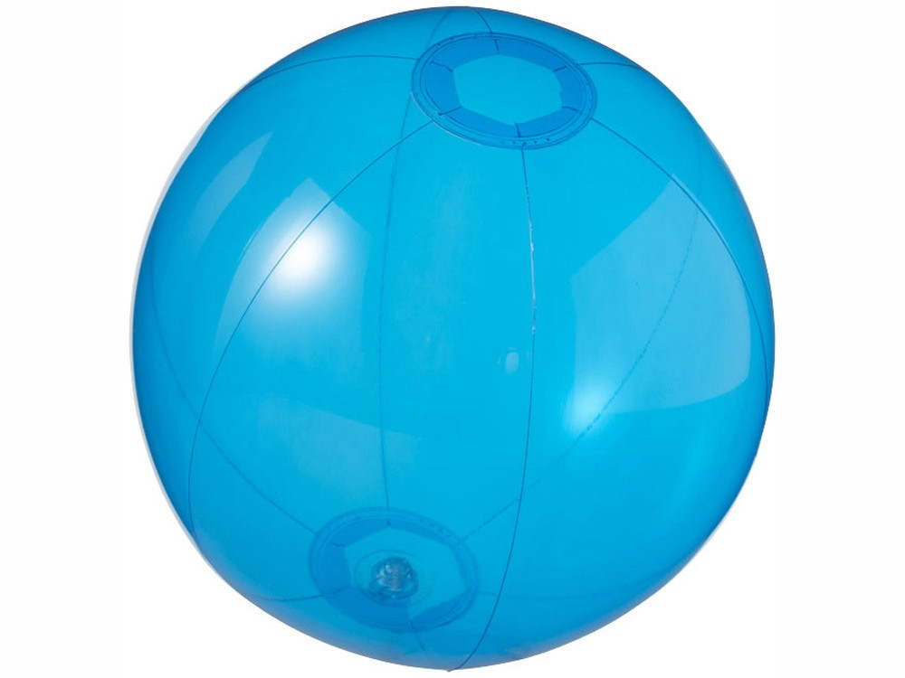 Мяч пляжный Ibiza, синий прозрачный - фото 1 - id-p111833668
