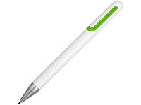Ручка шариковая, ручка шариковая Nassau, белый/зеленое яблоко