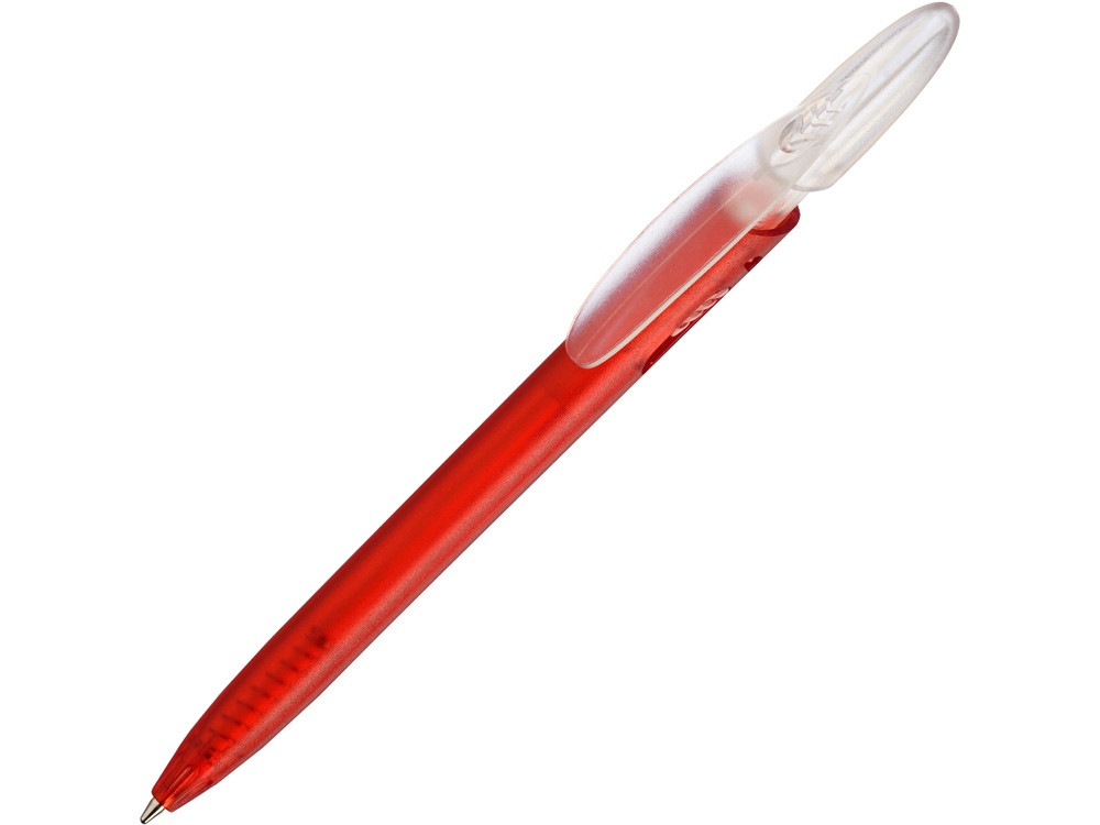 Шариковая ручка Rico Bright, красный/прозрачный - фото 1 - id-p111834624