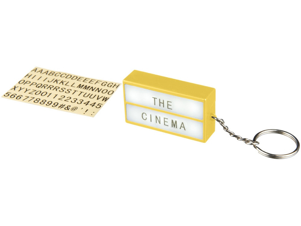 Брелок - фонарик Cinema, желтый - фото 1 - id-p111833991