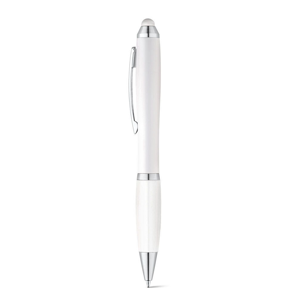 SANS. Шариковая ручка с зажимом из металла ,Белый - фото 1 - id-p111835102