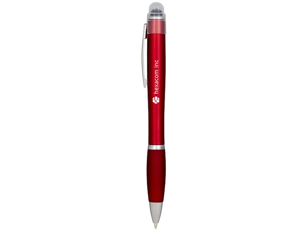 Ручка цветная светящаяся Nash, красный - фото 3 - id-p111834393