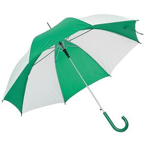 Зонтик- трость DISCO & DANCE ,Белый/Зелёный