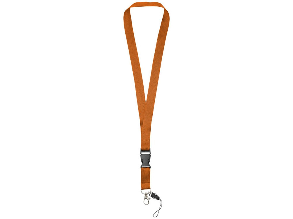 Шнурок Sagan с отстегивающейся пряжкой, держатель для телефона, оранжевый - фото 1 - id-p111833784