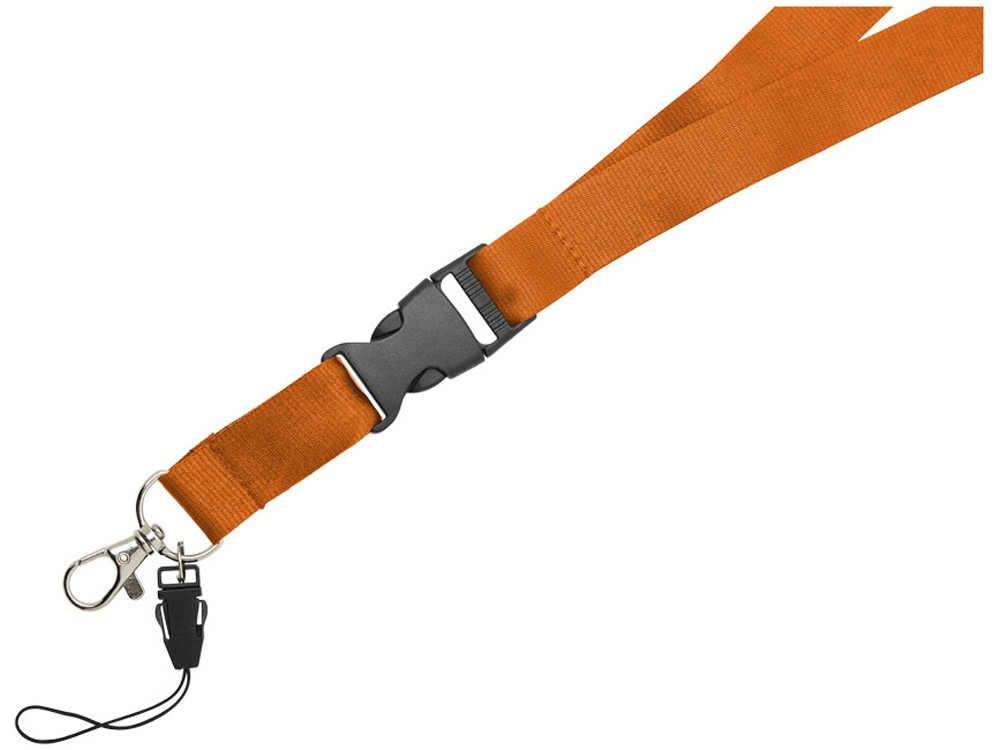 Шнурок Sagan с отстегивающейся пряжкой, держатель для телефона, оранжевый - фото 3 - id-p111833784