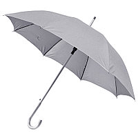 Зонт-трость с пластиковой ручкой "под алюминий" "Silver"