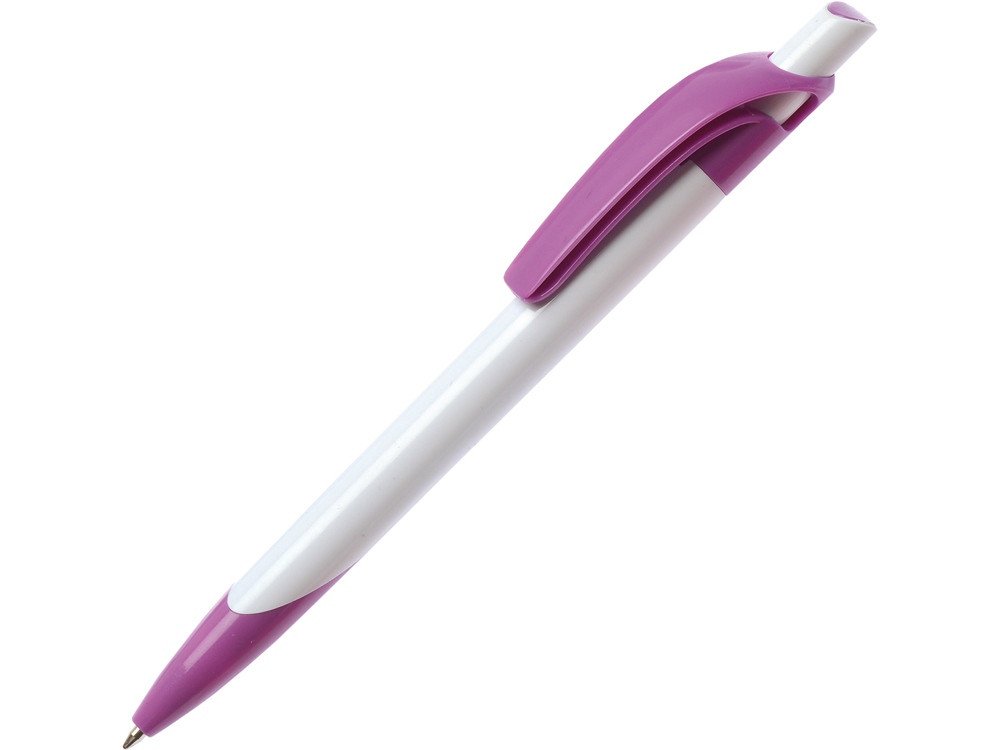 Ручка шариковая, ручка шариковая Тироль, белый/фиолетовый - фото 1 - id-p111841422
