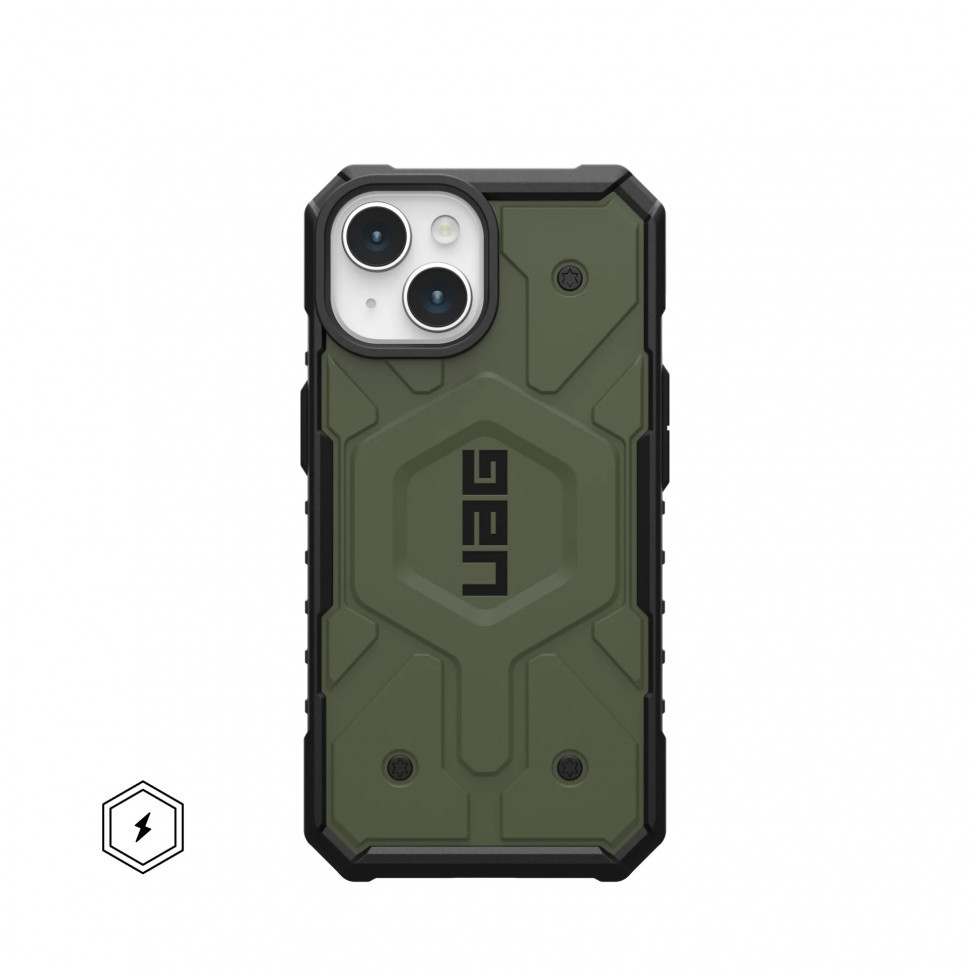 Чехол UAG для Apple iPhone 15 Pathfinder Magsafe Olive Drab 114291117272 - фото 1 - id-p111778689