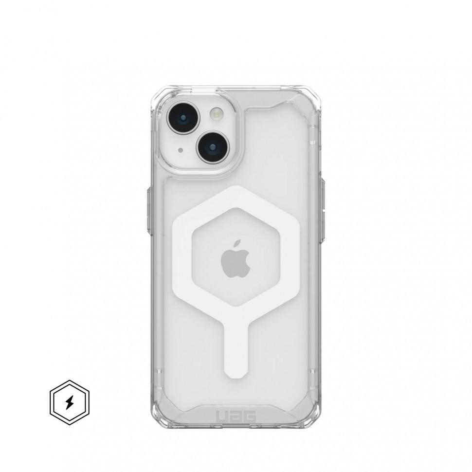 Чехол UAG для Apple iPhone 15 Plyo Magsafe Ice/White 114294114341 - фото 1 - id-p111778690