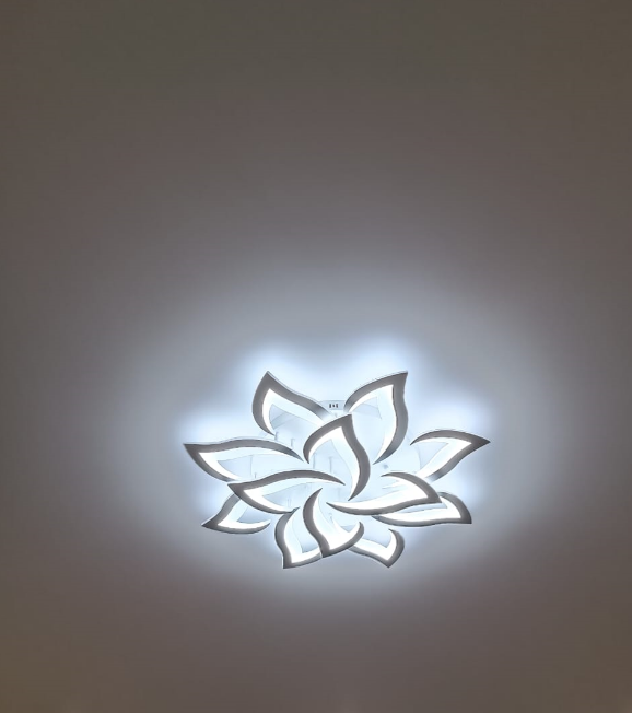 Потолочная светодиодная люстра "Пламя" на 12 ламп 88015-8+4 - фото 3 - id-p85644973