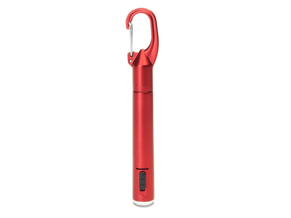 Ручка ARAYA со светодиодным фонариком, красный - фото 1 - id-p111843493