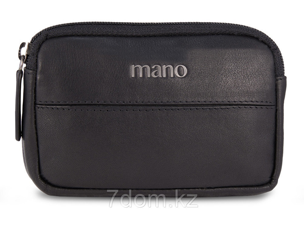 Ключница Mano Don Romeo, с RFID защитой, натуральная кожа в чёрном цвете, 11 х 2 х 7 см, фото 1