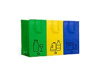 Шоппер,Набор VOLGA из 3 пакетов для вторичной переработки