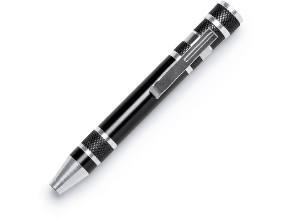 Алюминиевый мультитул BRICO в форме ручки, черный - фото 1 - id-p111843676