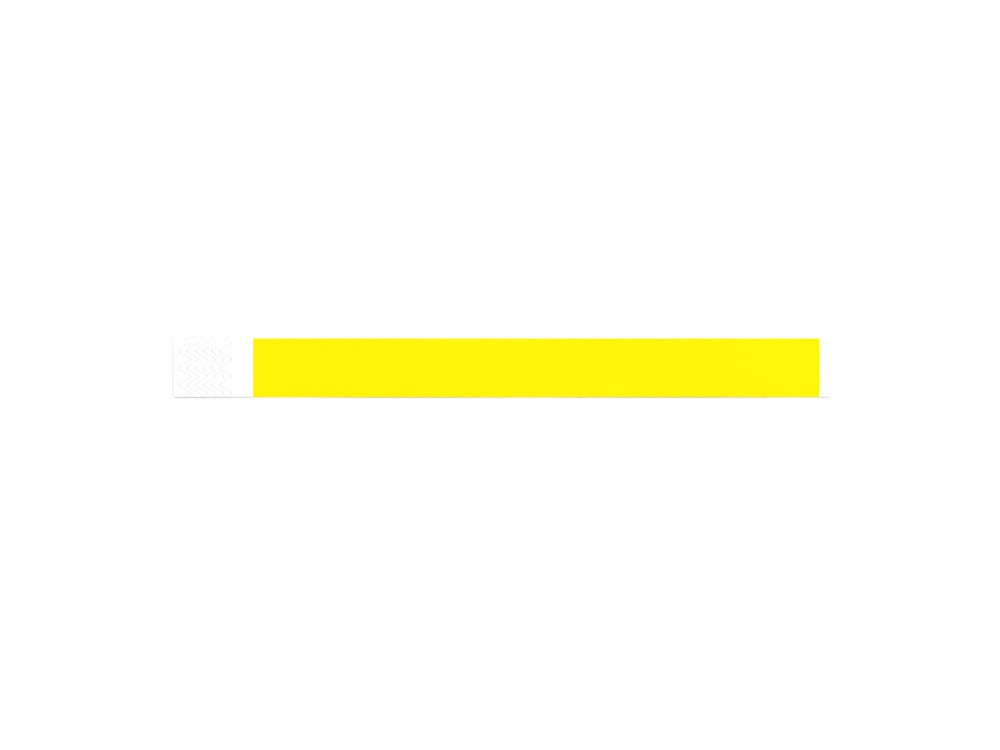 Браслет для мероприятий PARTY с индивидуальной нумерацией, неоновый желтый - фото 1 - id-p111843735