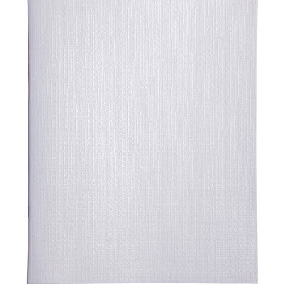 Тетрадь "Hatber", 48л, А5, клетка, обложка бумвинил, на скобе, серия "Metallic - Белая", фото 1