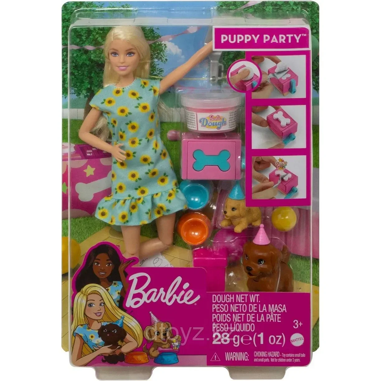 Набор Barbie Вечеринка кукла+питомцы GXV75