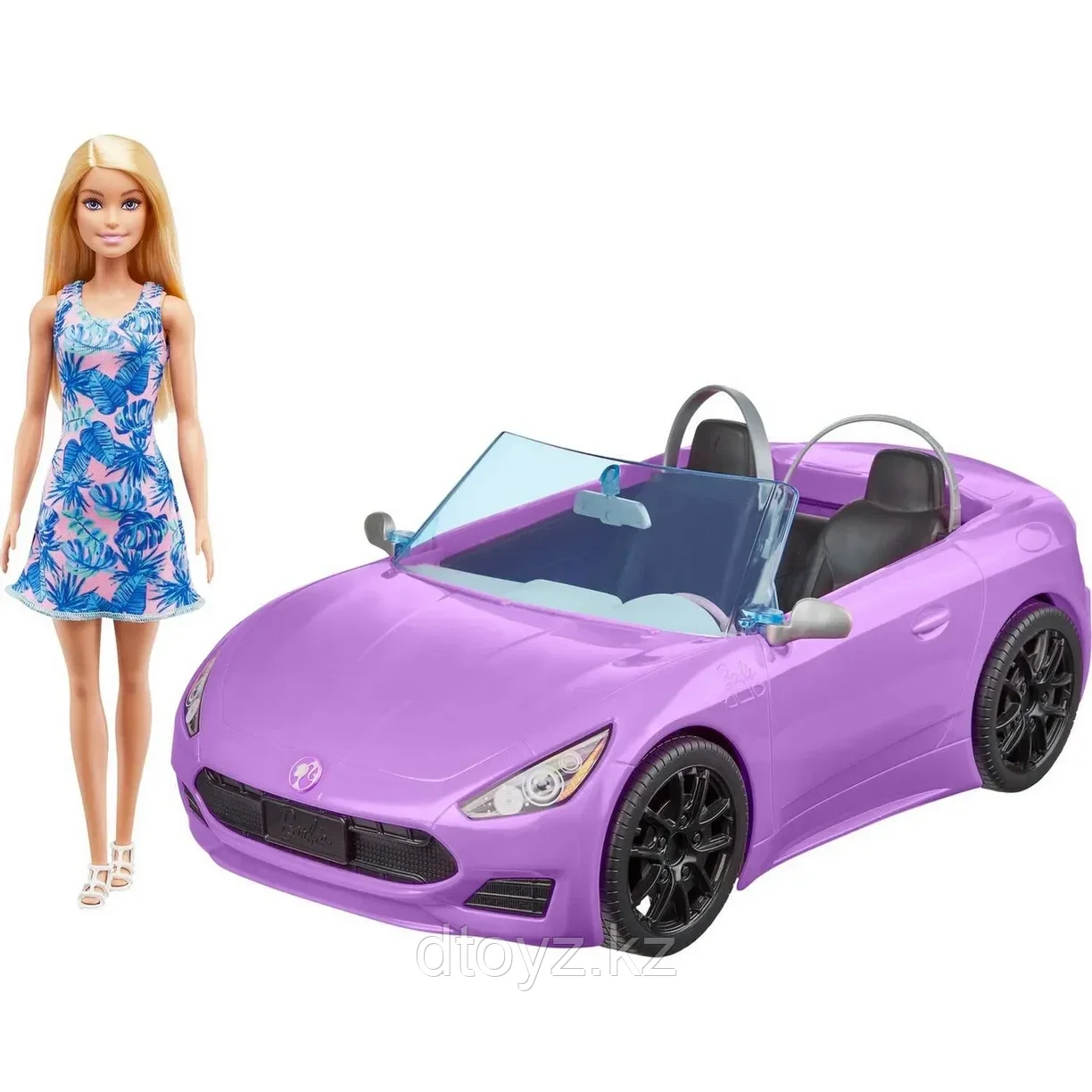 Кукла Barbie с розовой машиной HBY29 - фото 3 - id-p111844087