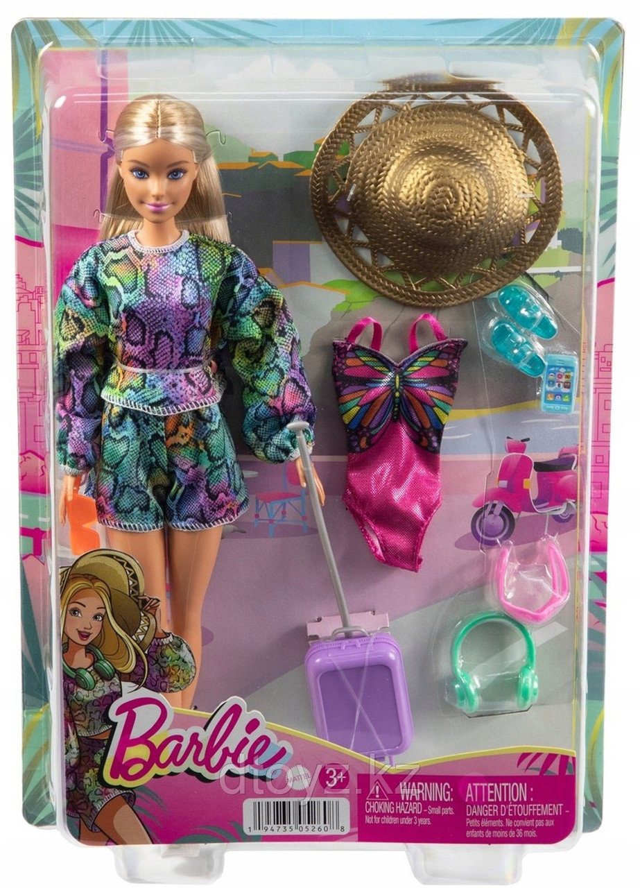 Набор игровой Barbie Кукла с пляжными аксессуарами HGM54 - фото 1 - id-p111844170