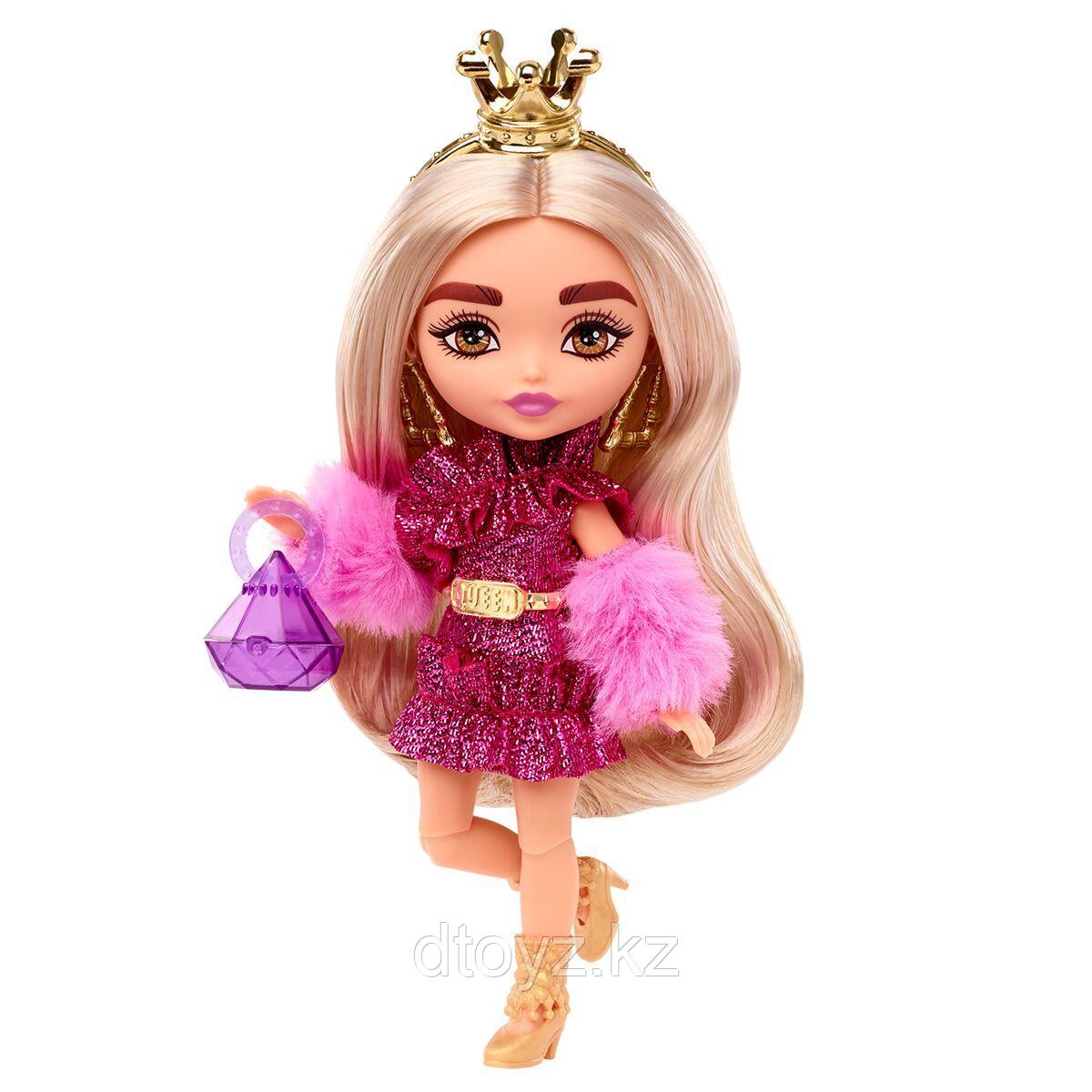 Barbie Экстра Минис модница 6 Queen HJK67 - фото 4 - id-p111844220