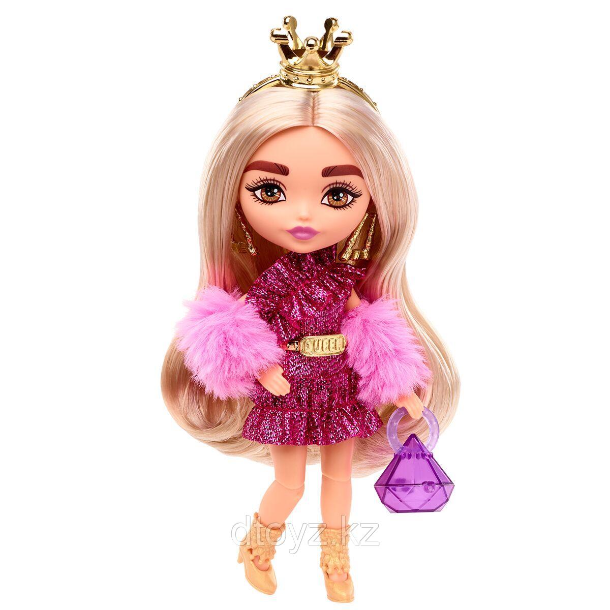 Barbie Экстра Минис модница 6 Queen HJK67 - фото 3 - id-p111844220