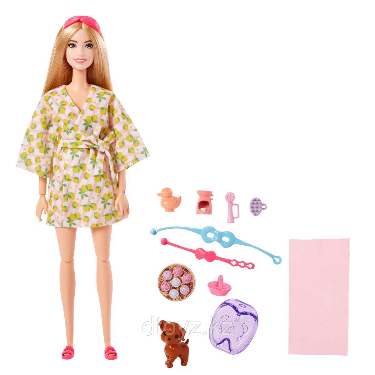 Barbie: Self-Care. Игровой набор День Спа HKT90 - фото 2 - id-p111844233