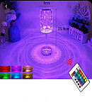 Светильник-ночник Кристалл,  блютуз+ пульт+usb - разъем, фото 8