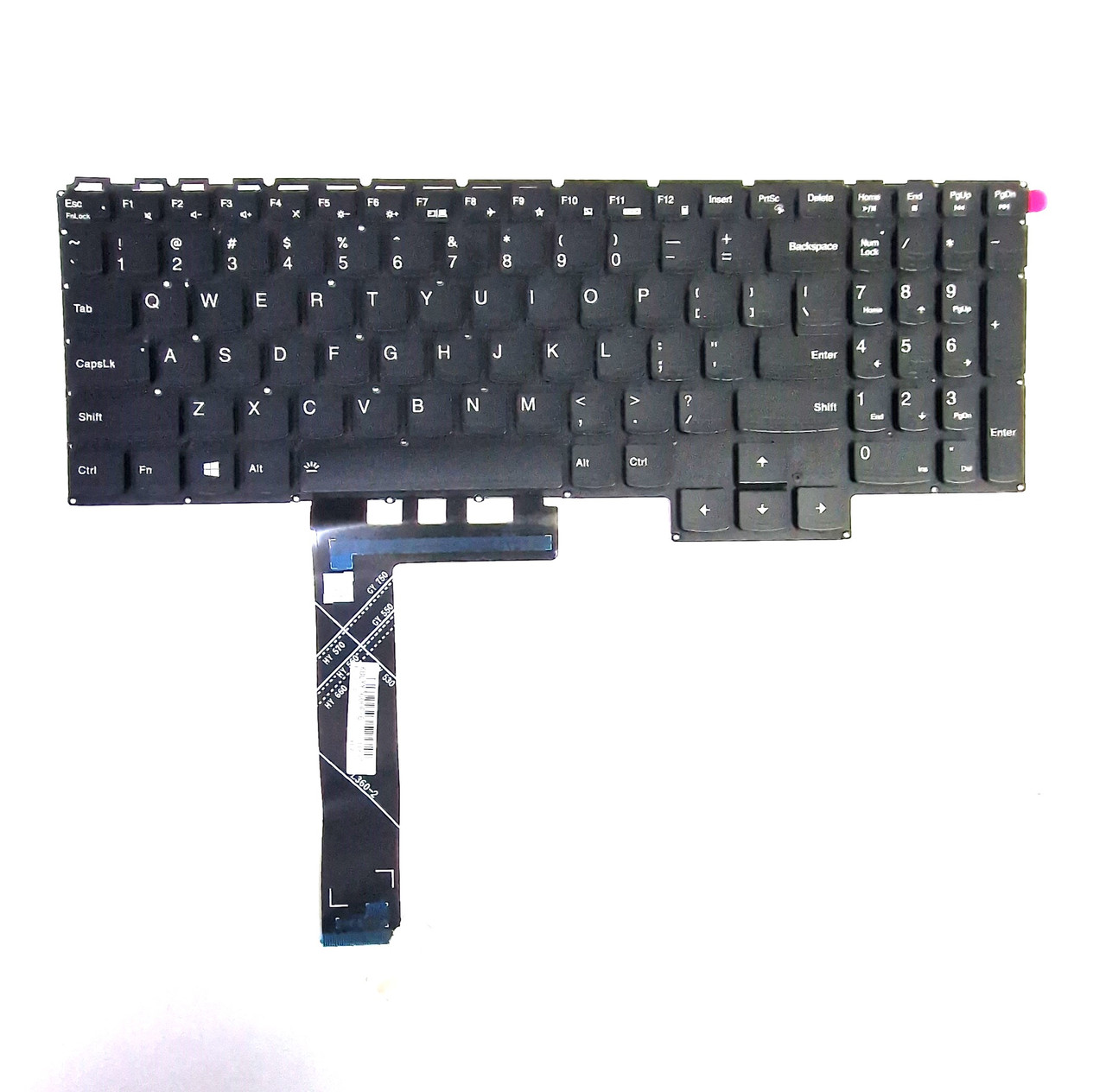 Клавиатура Lenovo Ideapad Gaming 3-15ACH6 3-15IMH05 Legion 5-15ARH05 с подсветкой ENG - фото 3 - id-p111848887