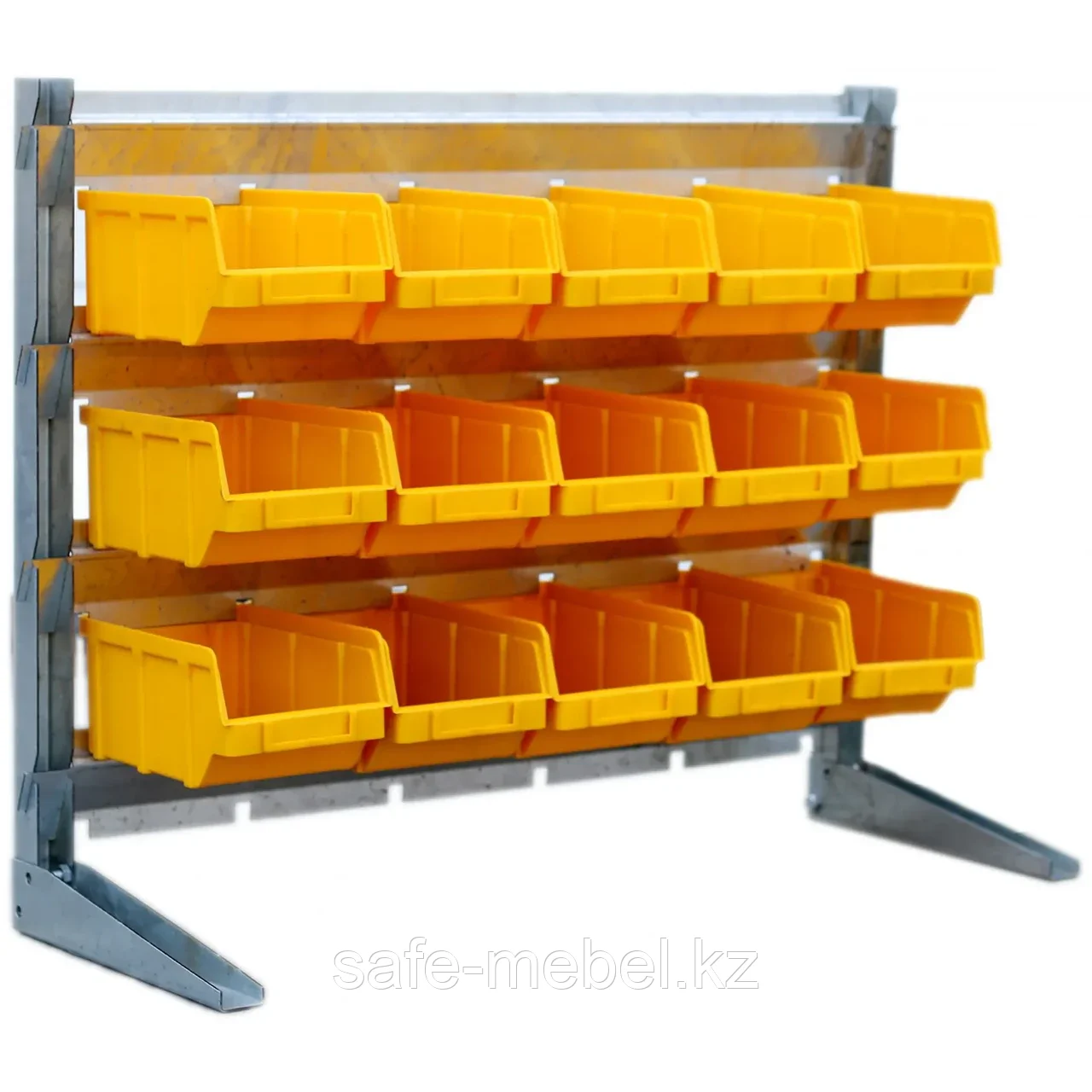 Настольный органайзер-стеллаж МИНИ №2 (жёлтые ящики) - фото 1 - id-p111850359