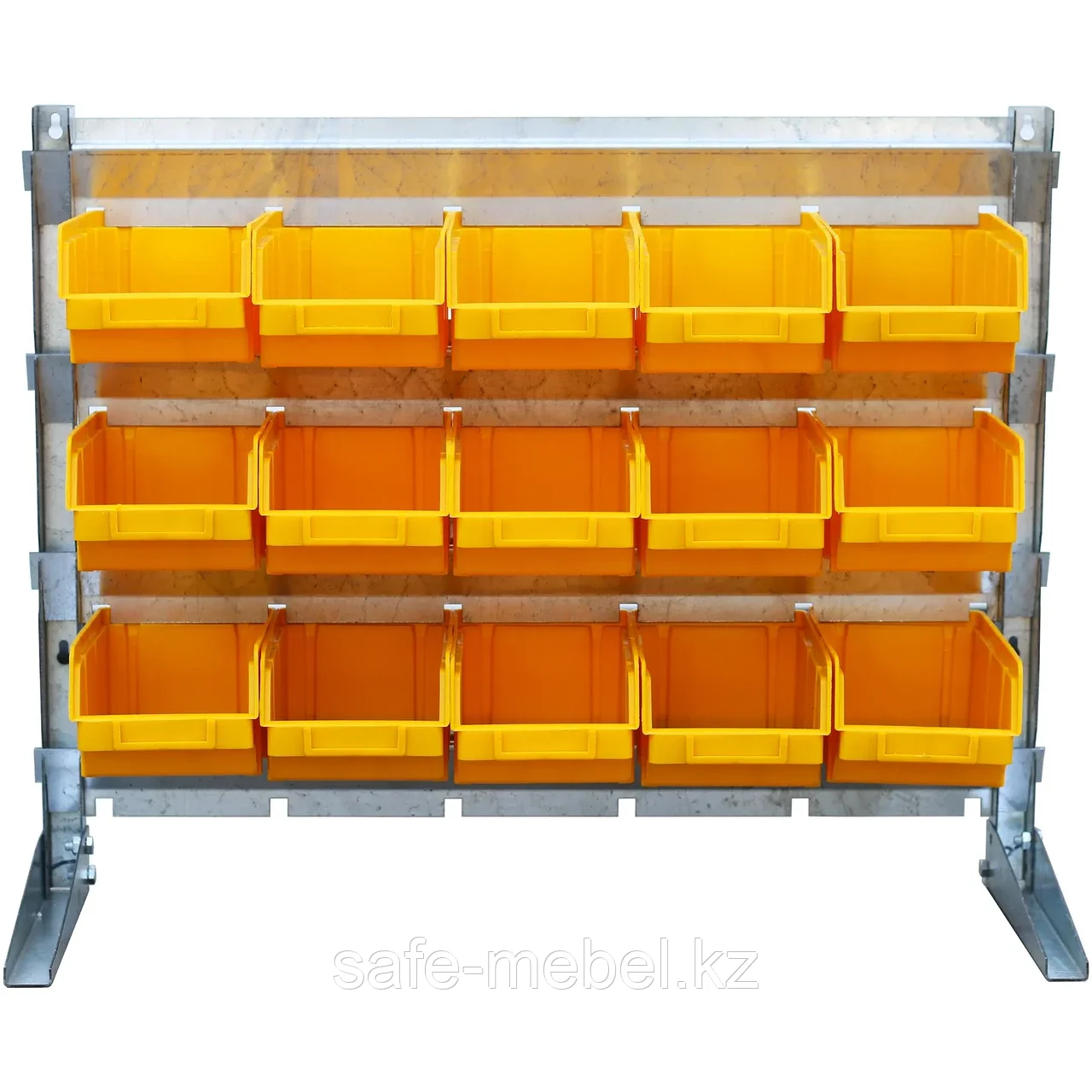 Настольный органайзер-стеллаж МИНИ №2 (жёлтые ящики) - фото 2 - id-p111850359