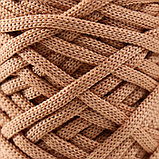 Шнур для вязания 100% полиэфир, ширина 3 мм 100м (карамель), фото 3