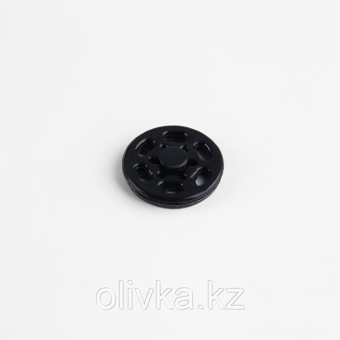 Кнопки пришивные, d = 15 мм, 10 шт, цвет чёрный - фото 4 - id-p110926378