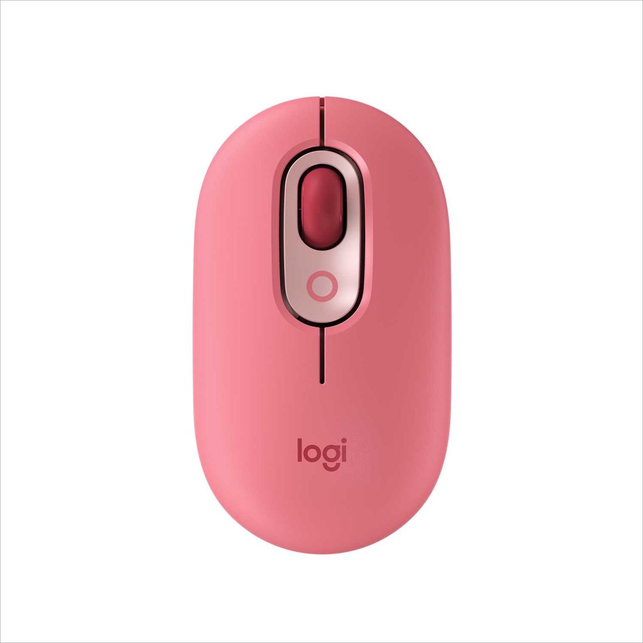 Logitech 910-006548 Мышь беспроводная POP Bluetooth Mouse Heartbreaker Rose - фото 1 - id-p111851310