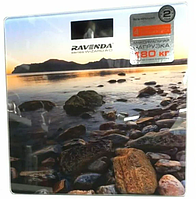 Электронные напольные весы с ЖК- дисплеем с 4 датчиками веса Ravenda RVN-2170