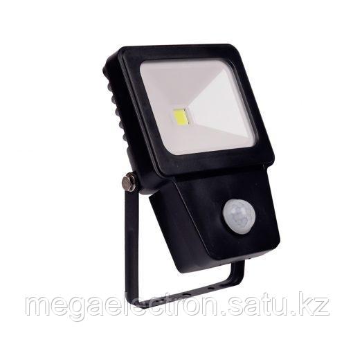 Прожектор LED COB SENSOR 10W BLACK 6000K - фото 2 - id-p111854934