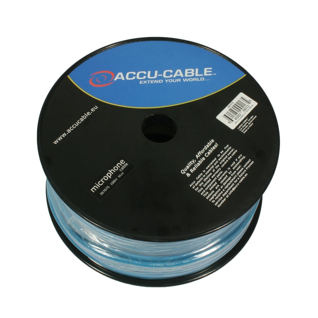 Кабель микрофонный, голубой Accu Cable AC-MC/100R-Blue - фото 1 - id-p111854928